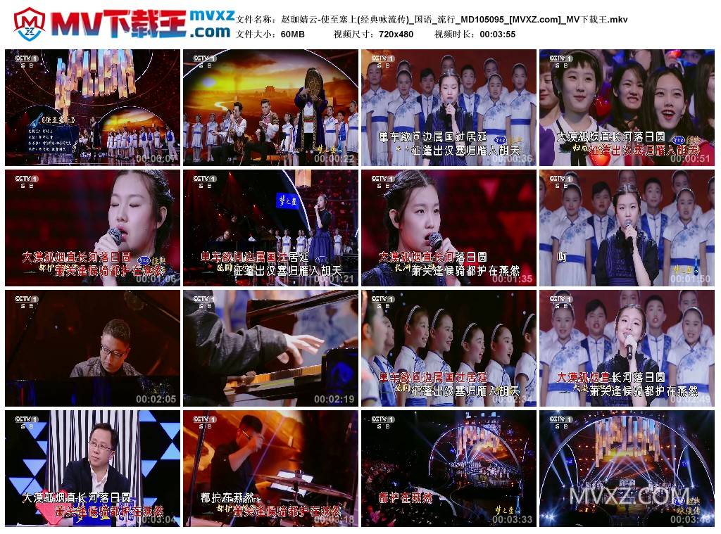 赵珈婧云-使至塞上(经典咏流传)_国语_流行_MD105095